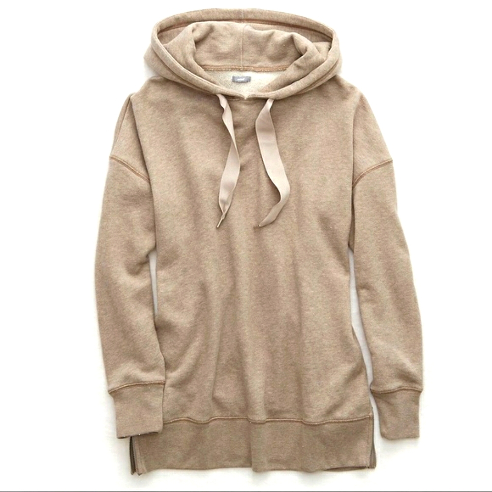 Aerie American Eagle Side Zip Long Hoodie Tunic